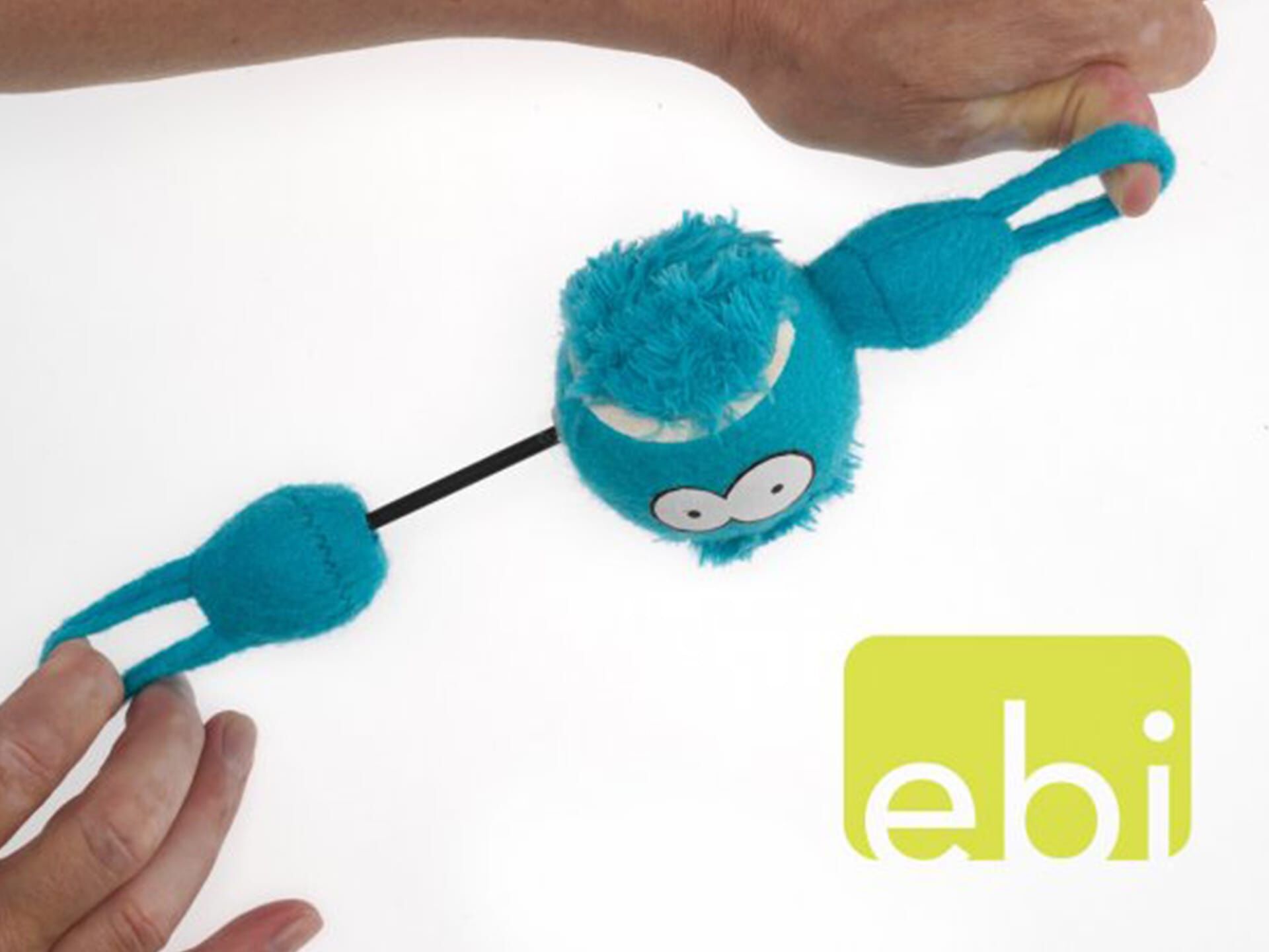 Coocko Shoot Hundespielzeug blau mit Flitsche