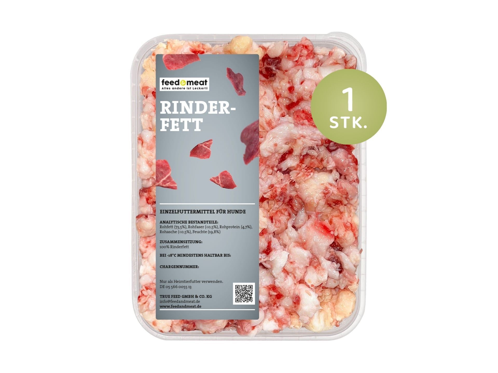 Barf 1 x Rinderfett fuer Hunde