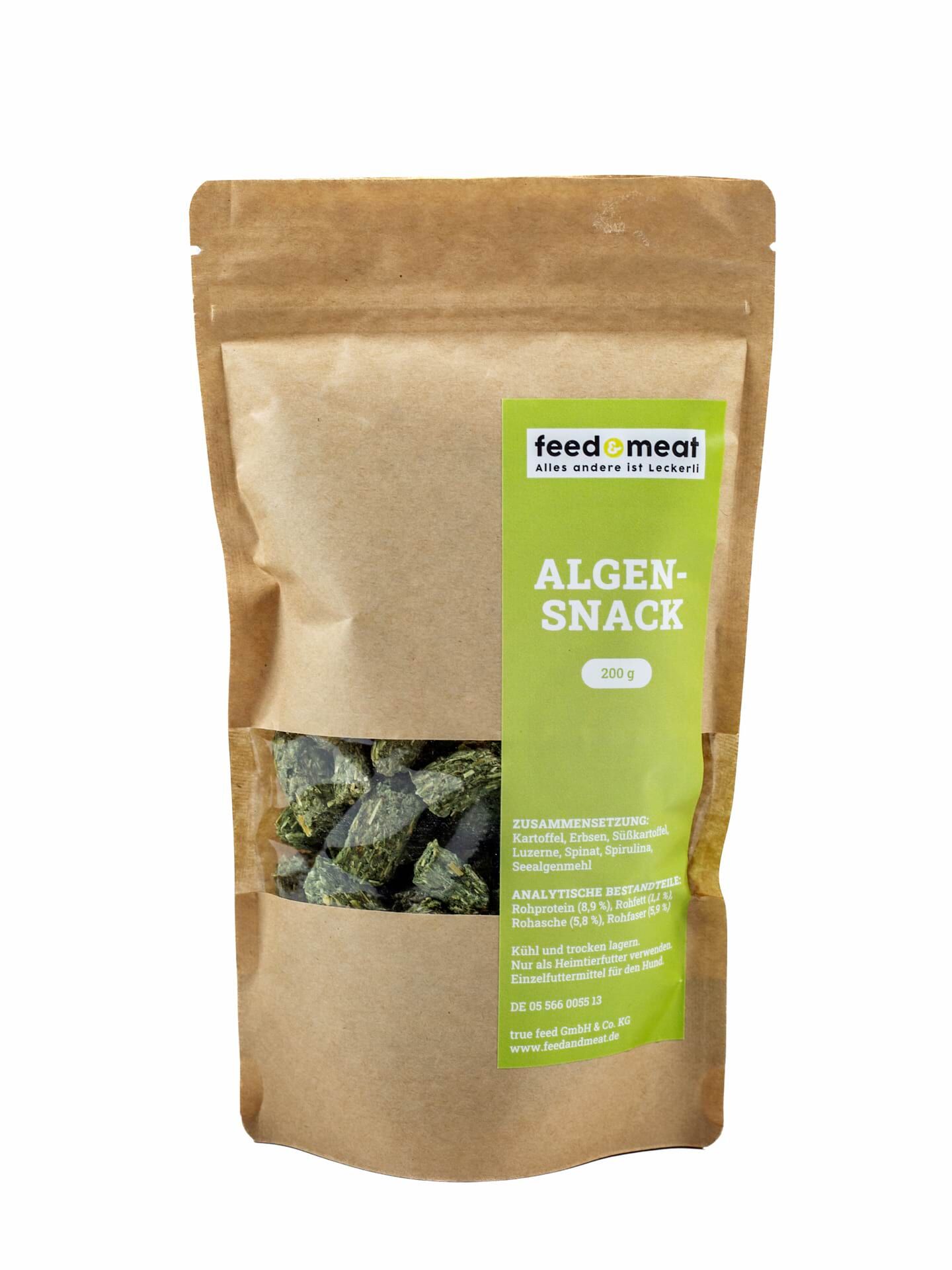 feed&meat Algensnack für Hunde ohne Getreide