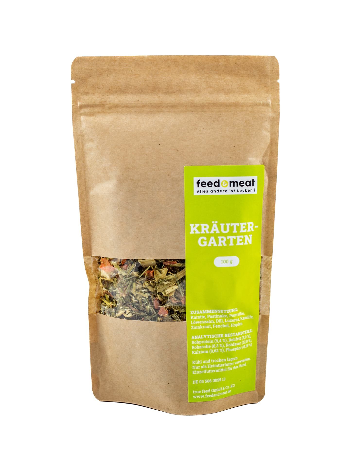 Barf Kräutergarten feed&meat Barf_Kräutergarten für Hunde 250g