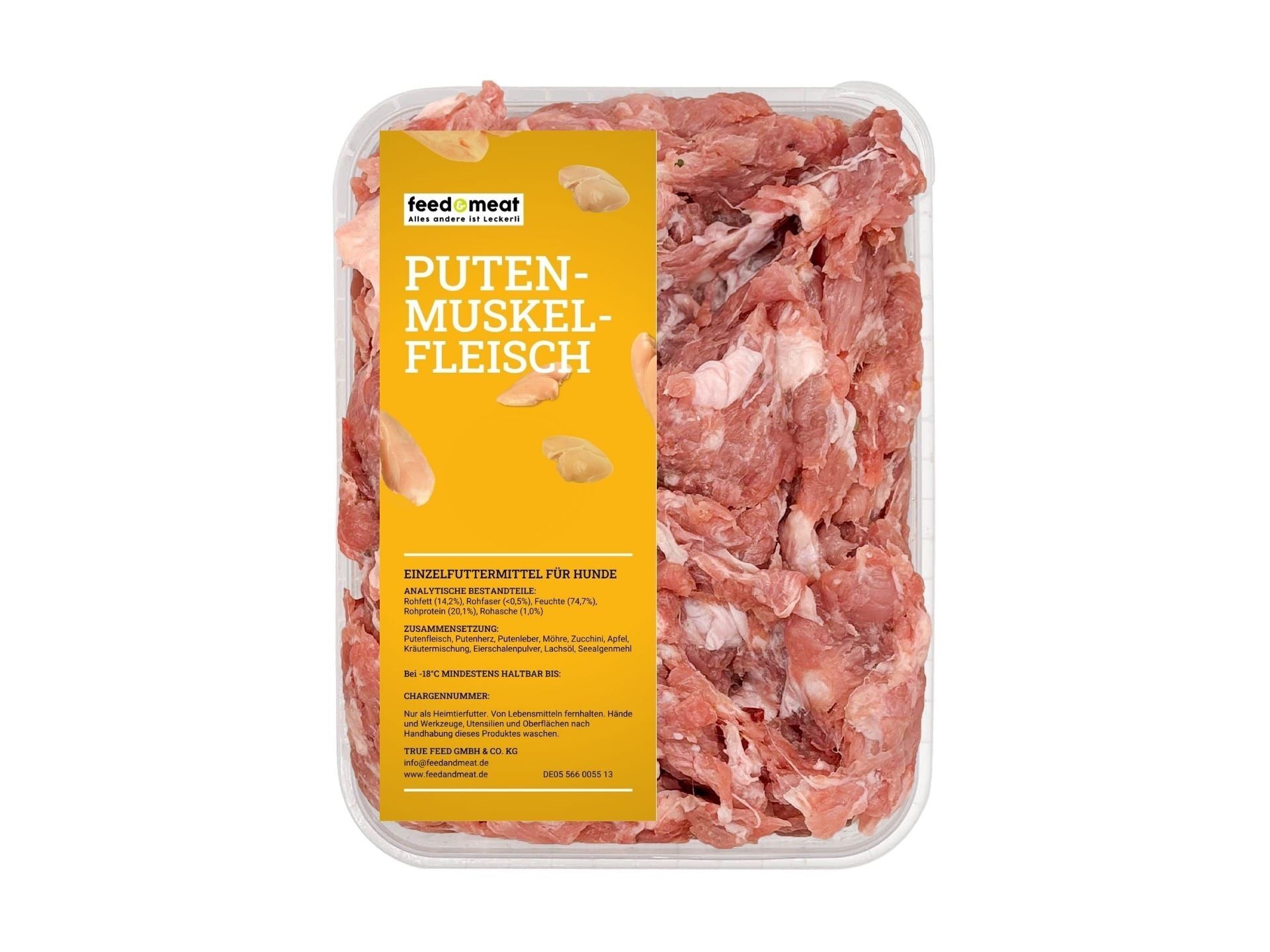 Barf Putenmuskelfleisch Barf Putenmuskelfleisch für den HUnd feed&meat