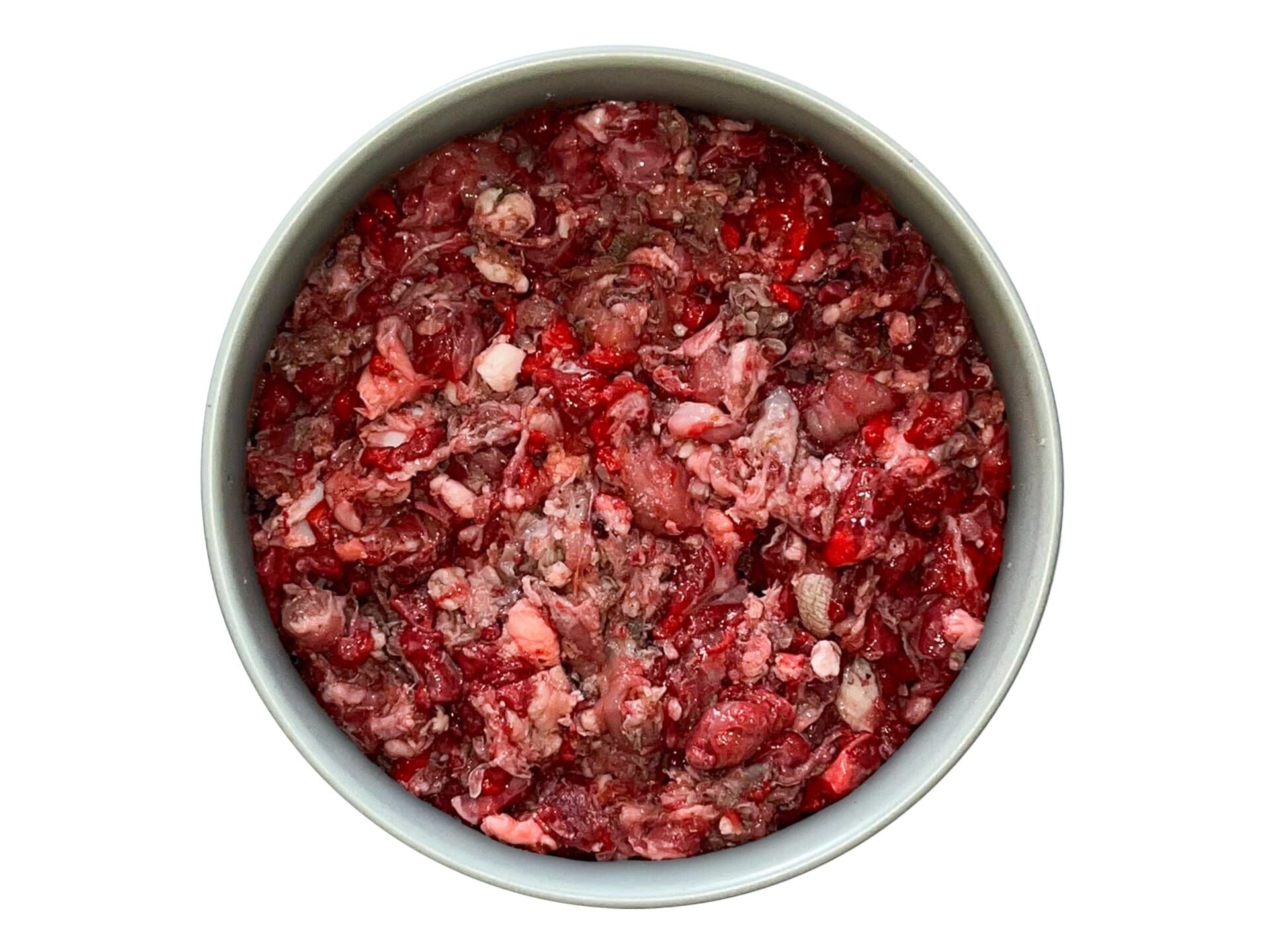 feed&meat barf Voll stark mit Rindfleisch und Lunge für Hunde