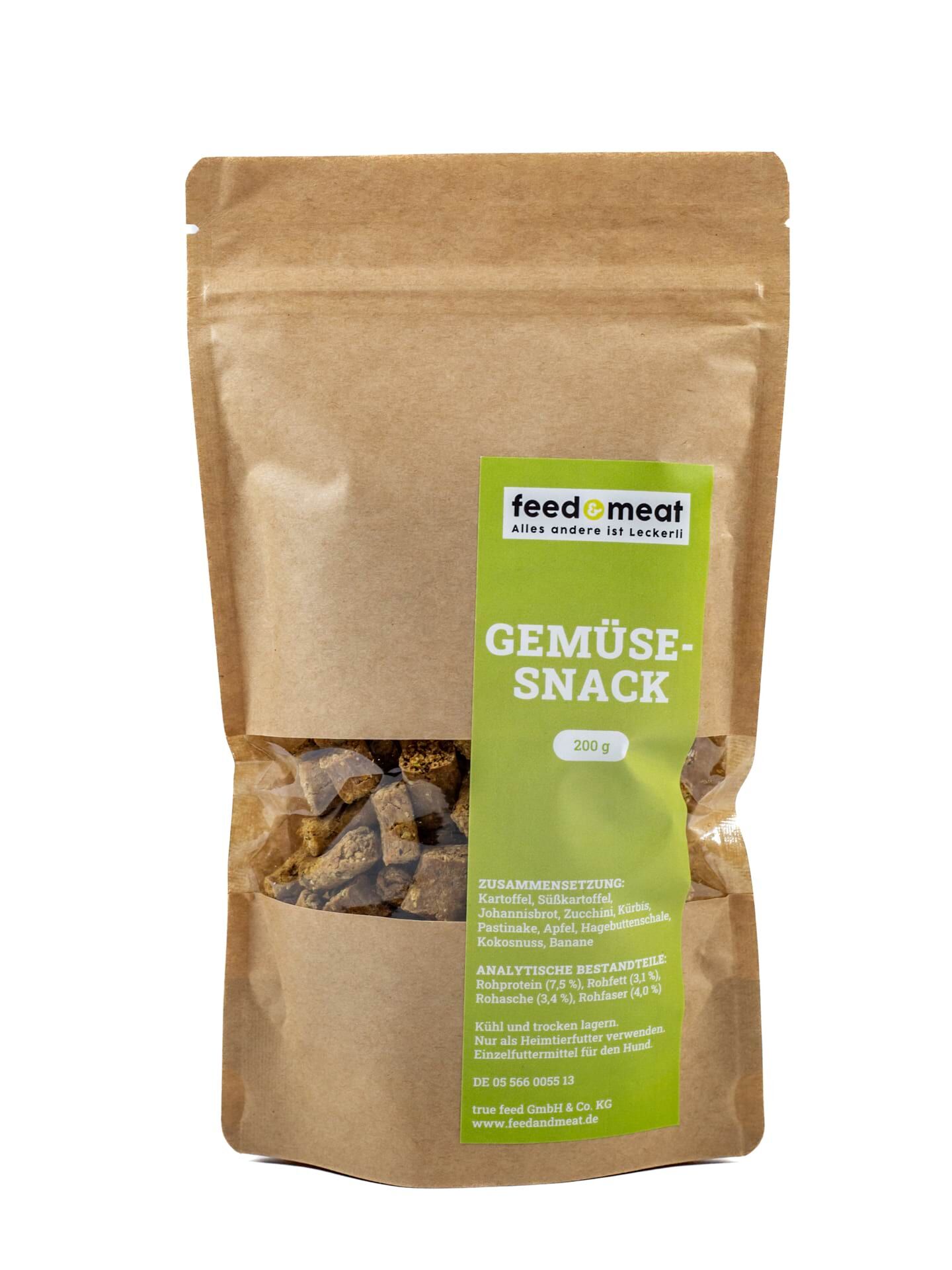 feed&meat Gemüsesanck 200g für Hunde