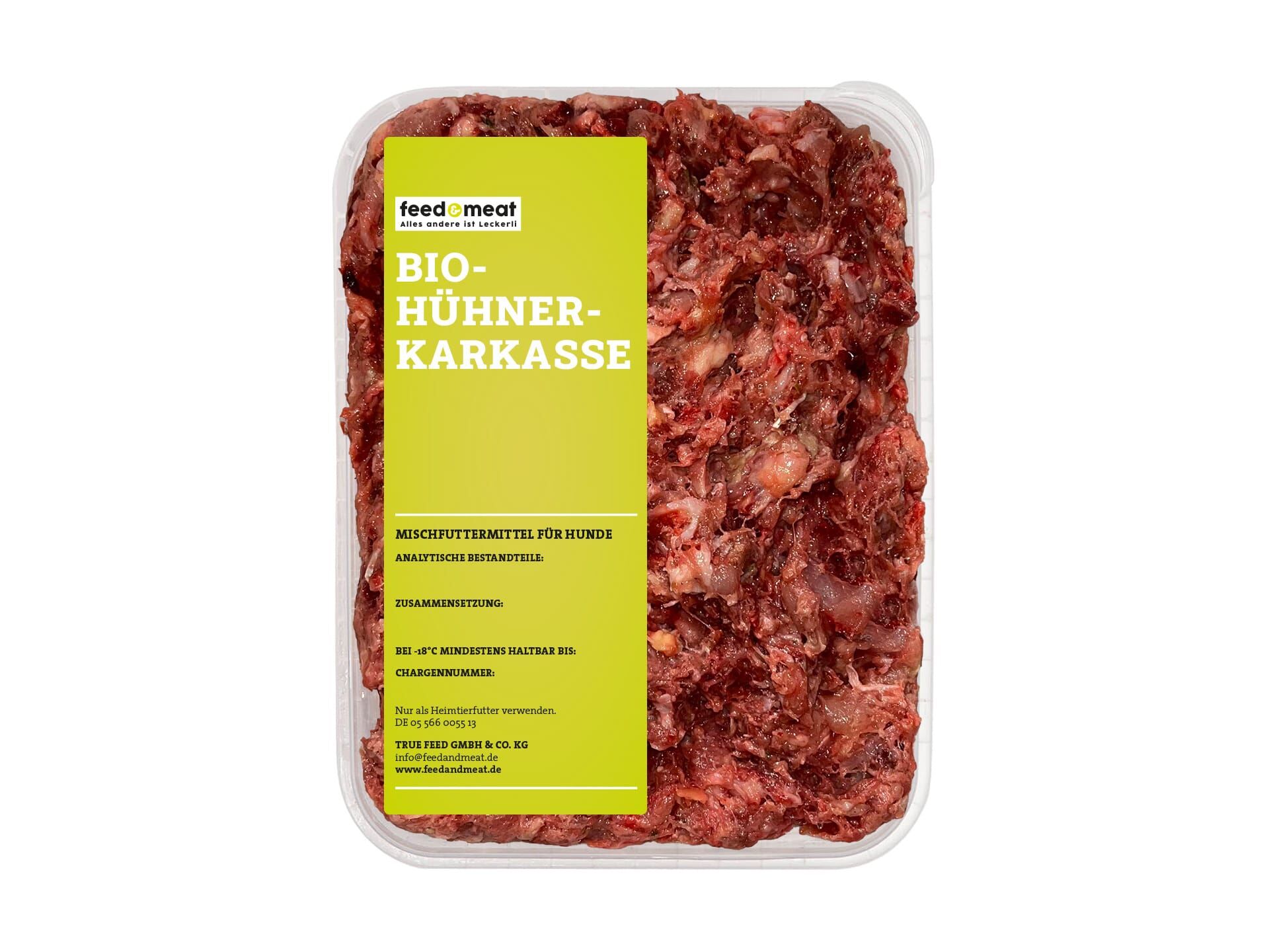 Barf Hühner Karkasse feed&meat Bio-Hühnerkarkasse Barffleisch für Hunde