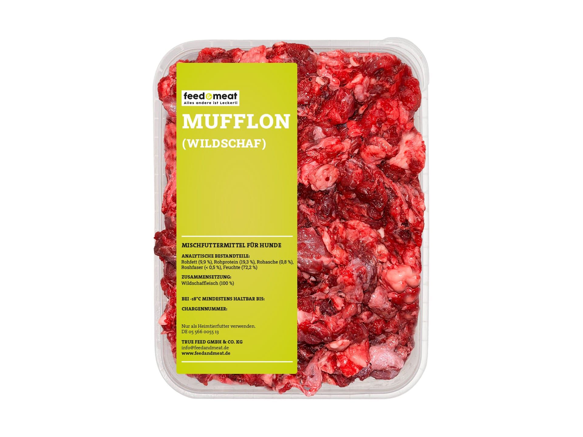 Barf Mufflon feedandmeat Mufflon Wildschaf Barf für Hunde