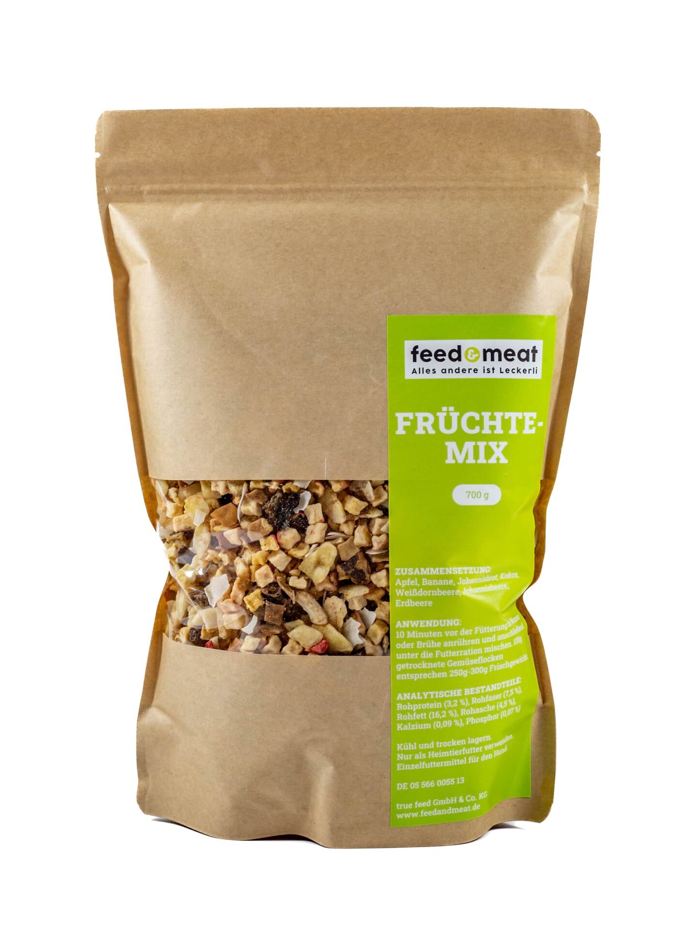 Barf-Früchtemix 700g feed&meat Barf-Früchtemix 450g für Hunde