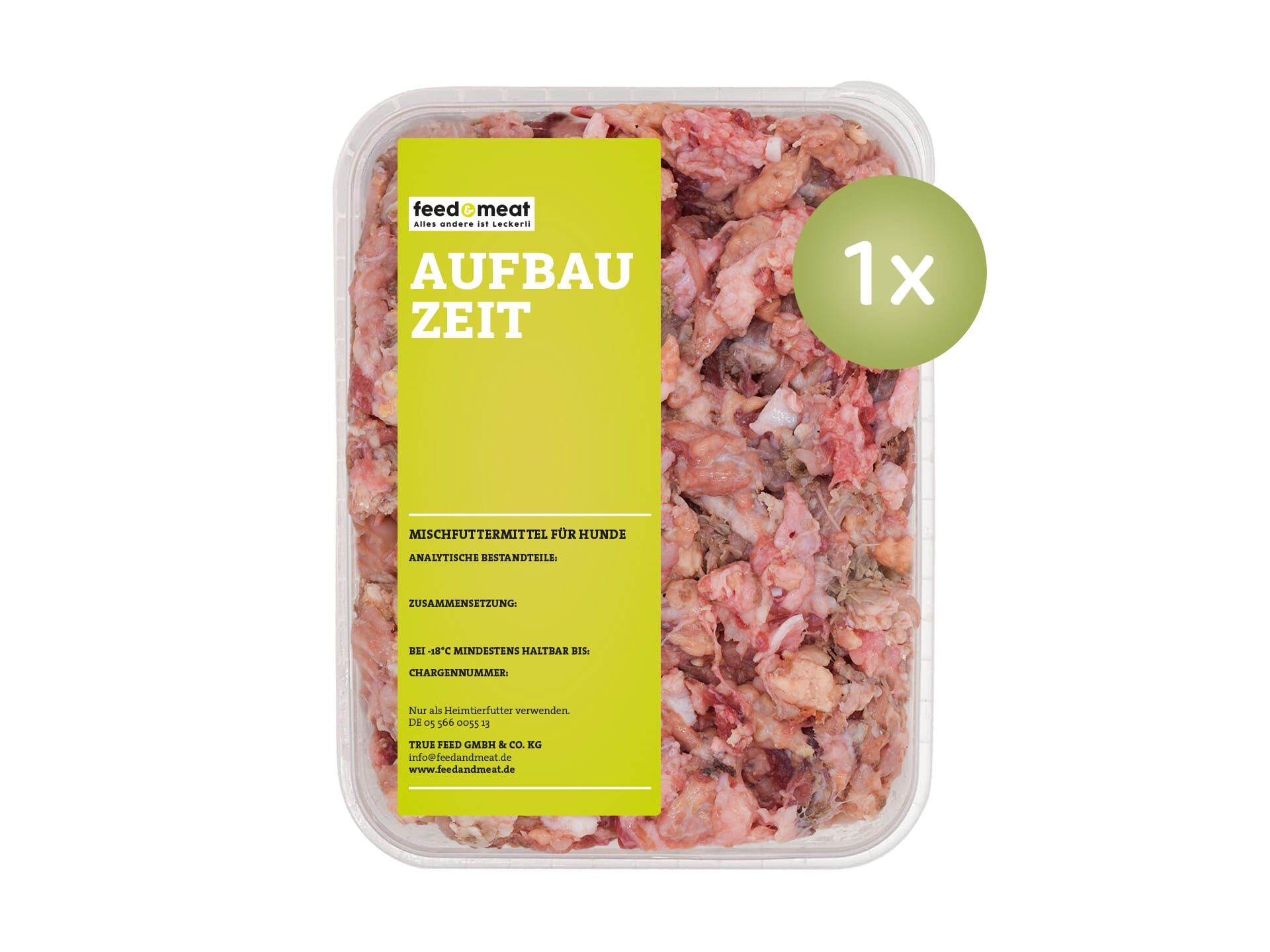 feed&meat Aufbauzeit Barfmischung für magere Hunde