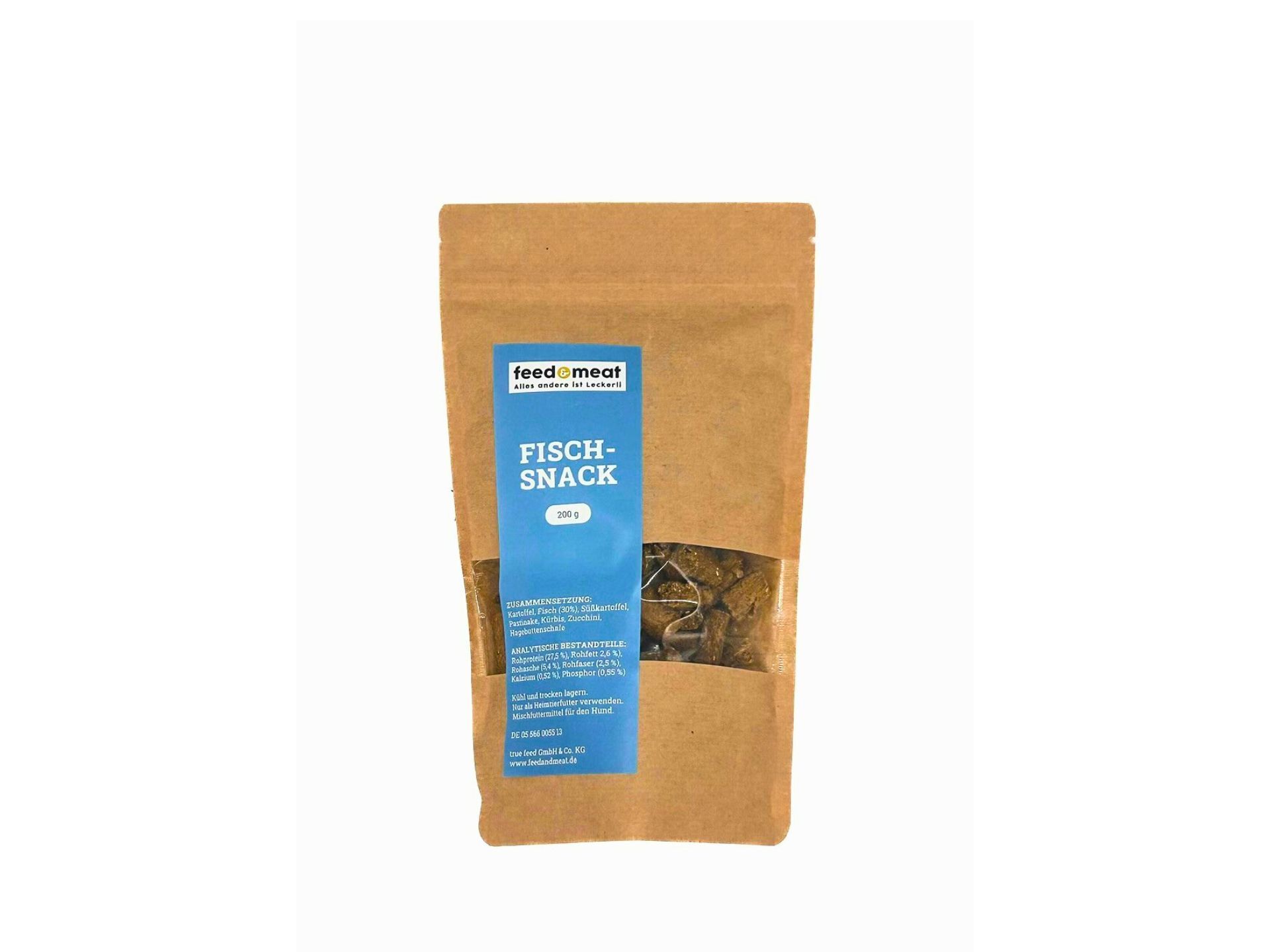 Barf Fischsnack fuer Hunde 200g