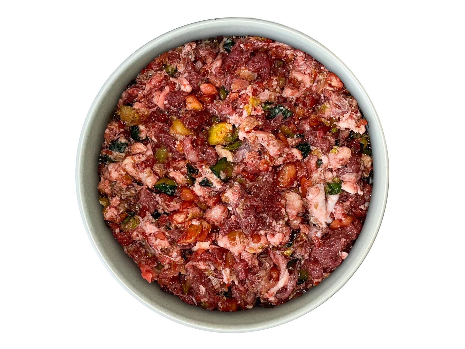 feed&meat Barf Sommermix mit Salat für Hunde