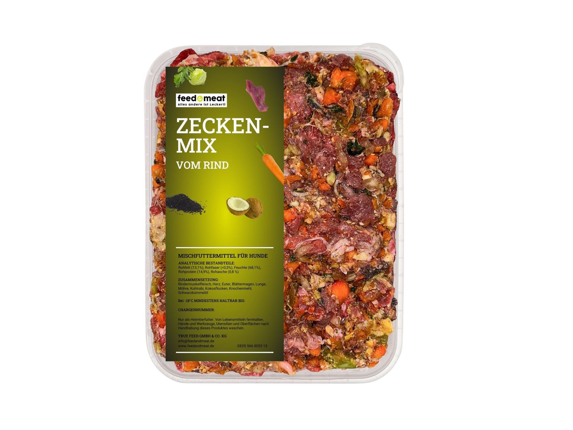 Barf Zeckenmix für Hunde Barf Zeckenmix für Hunde mit Kokosöl