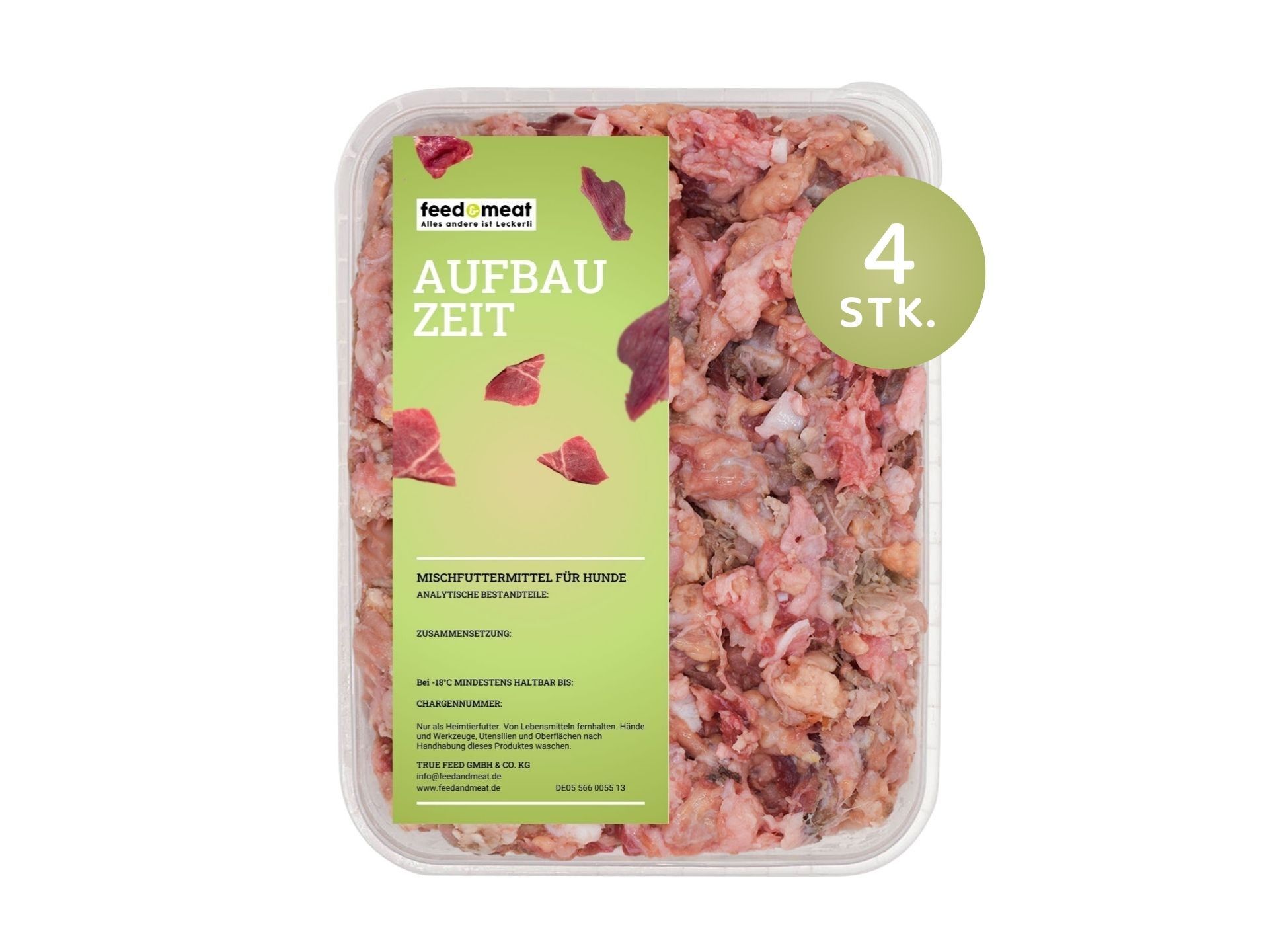4 x Barf Aubfauzeit fuer Hunde