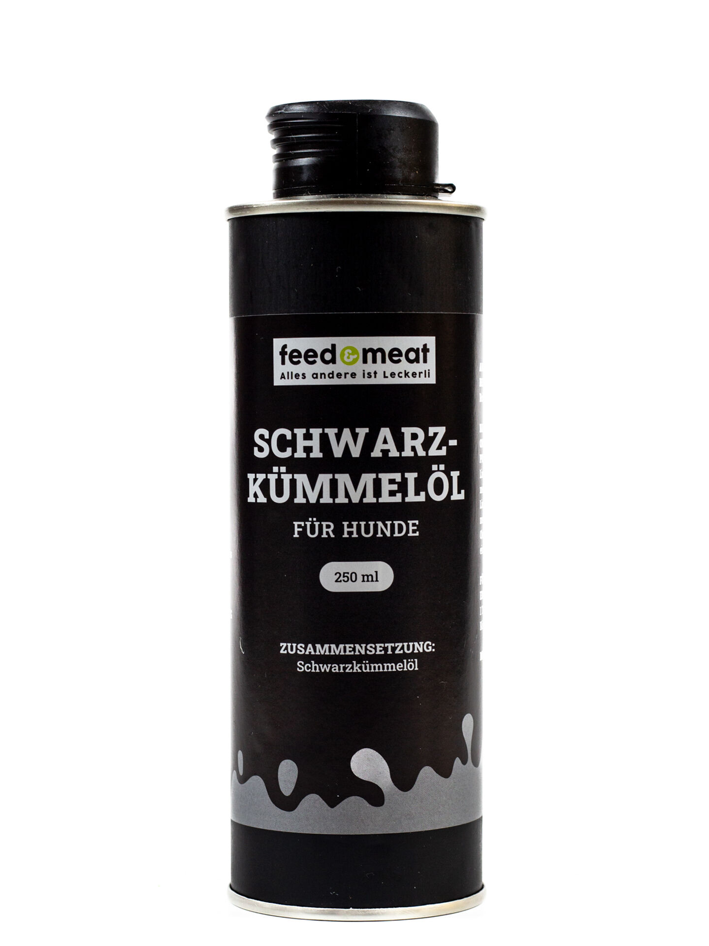 feed&meat Schwarzkümmelöl zur Beruhigung von Fell für Hunde
