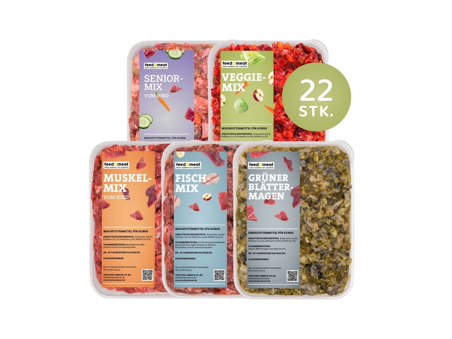 Barf Seniorpaket 22 Mixe für aeltere Hunde