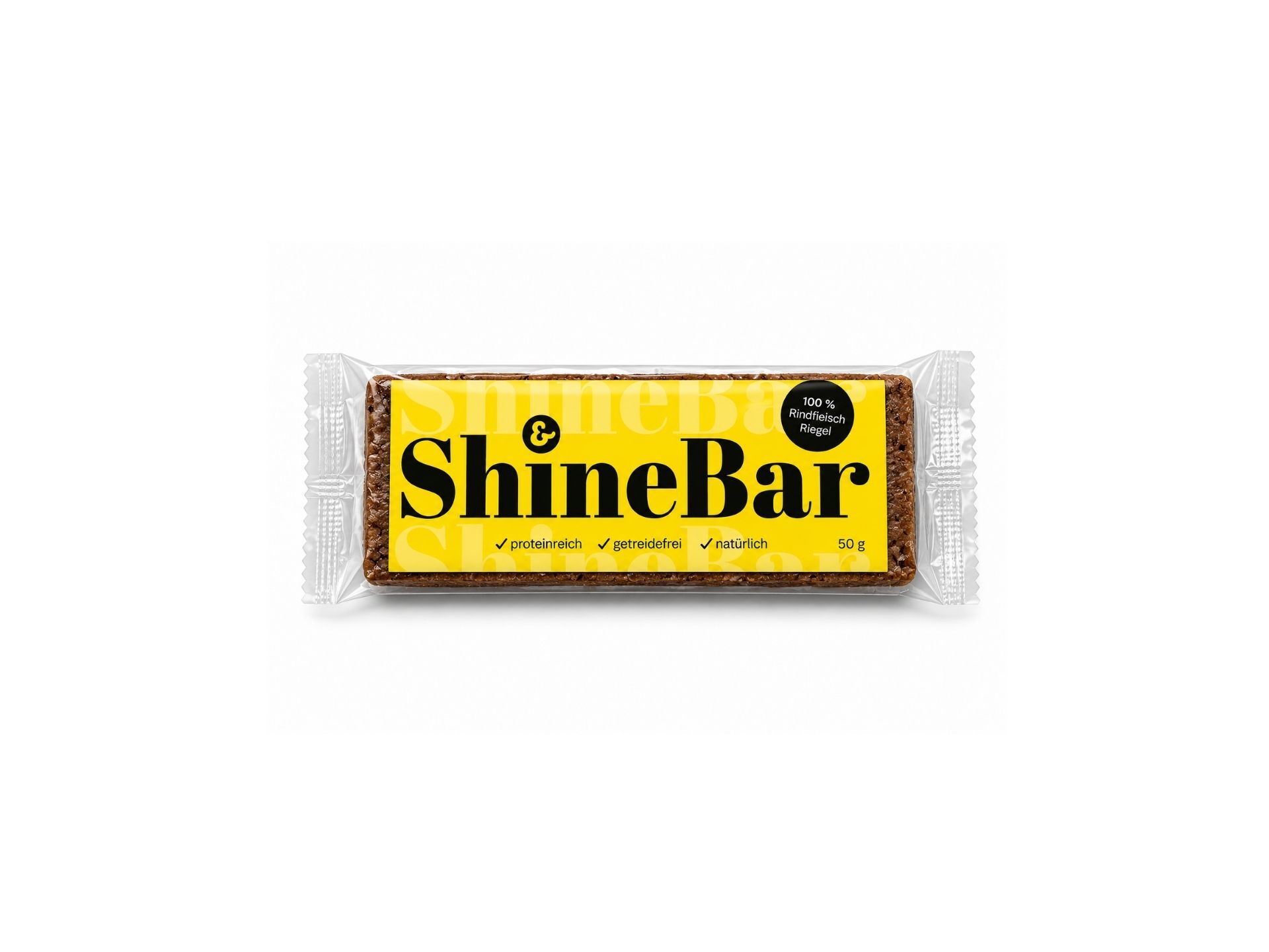 ShineBar Proteinreicher Riegel ShineBar Belohnungsriegel für Hunde aus Rind 50 g