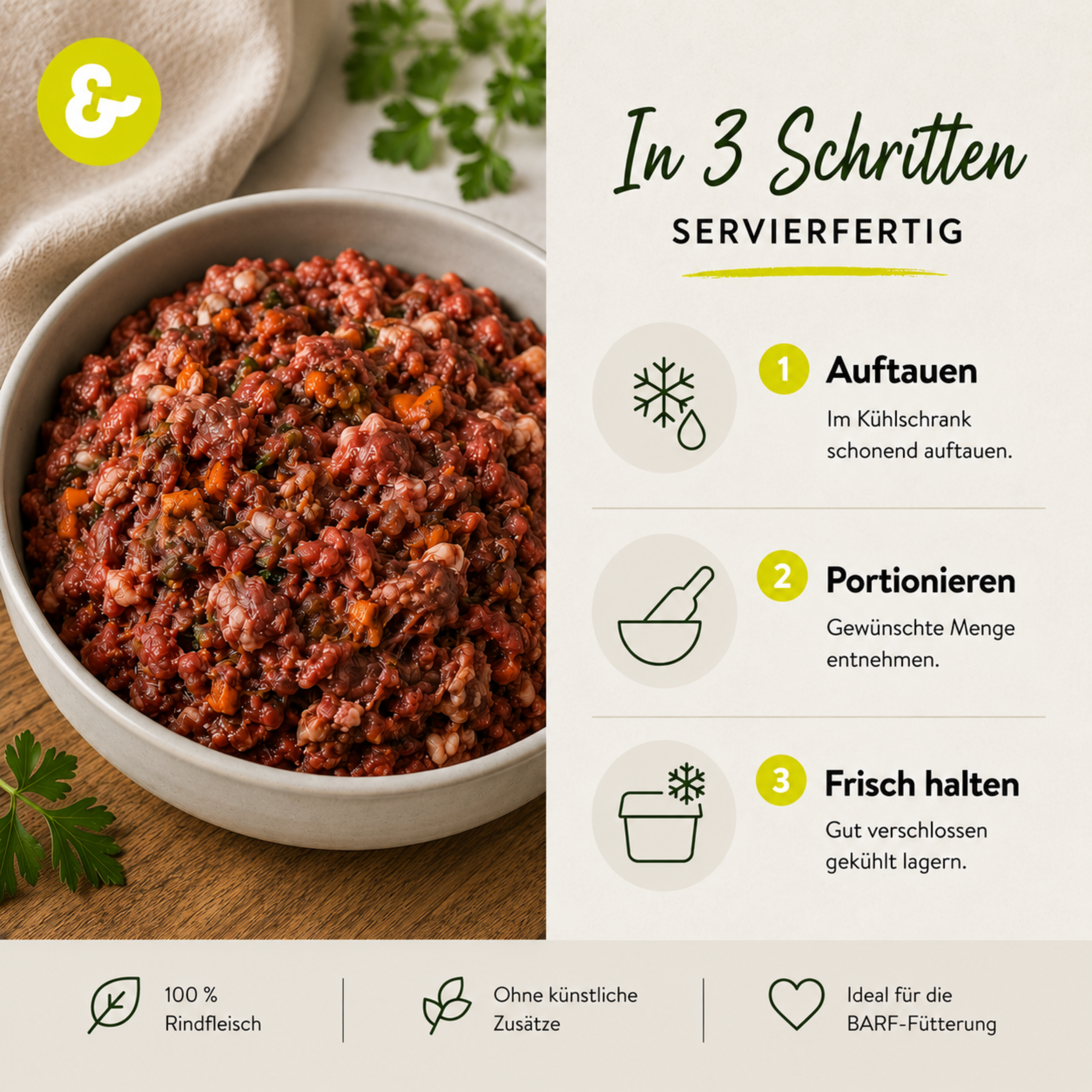 Erklärung zur Anwendung von Barf