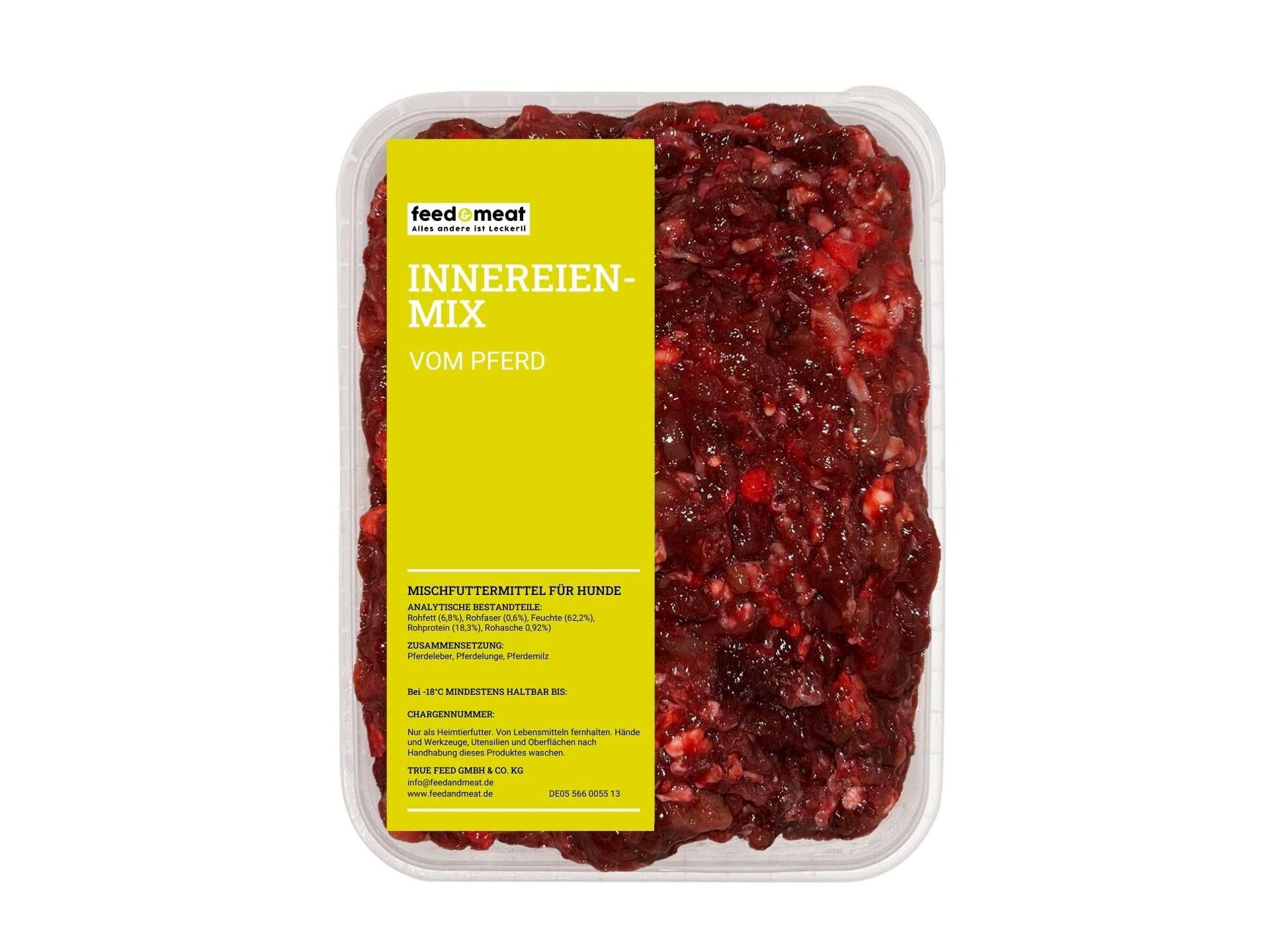 Innereienmix vom Pferd Barf