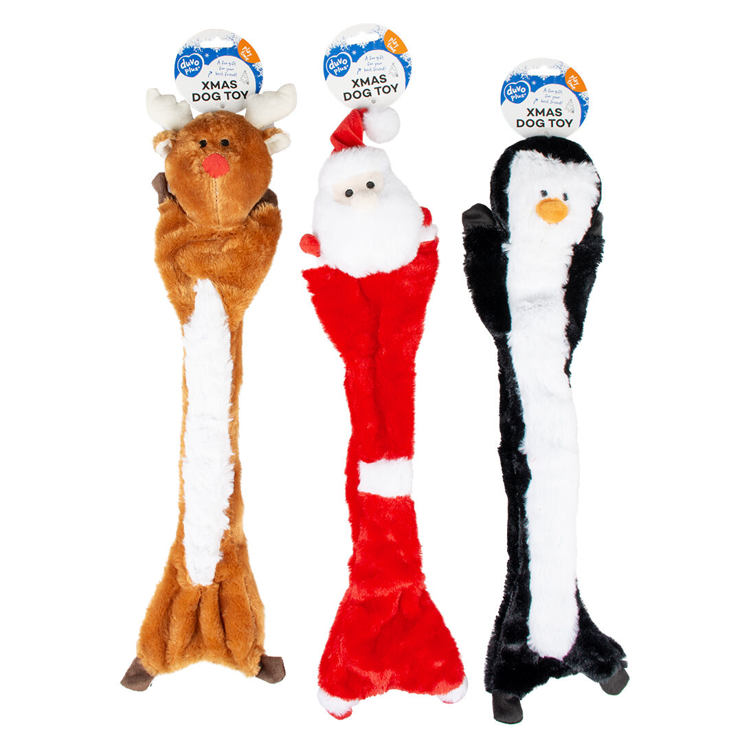 X-Mas-Kuscheltier_Knisterfolie Weihnachtskuscheltier