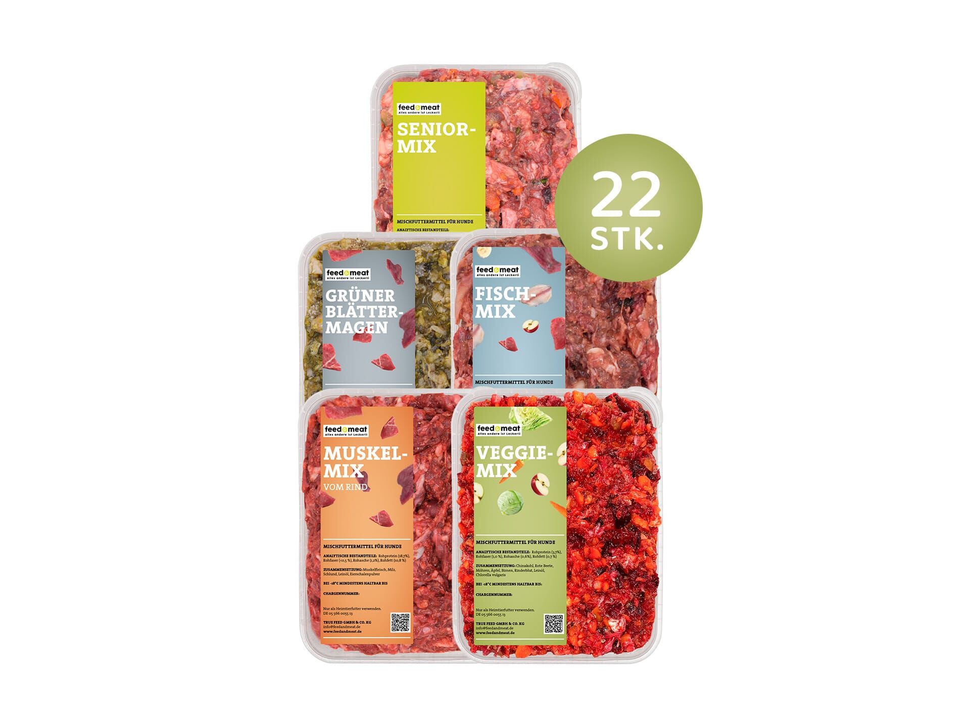 Barf Seniorpaket 22 Mixe für ältere Hunde