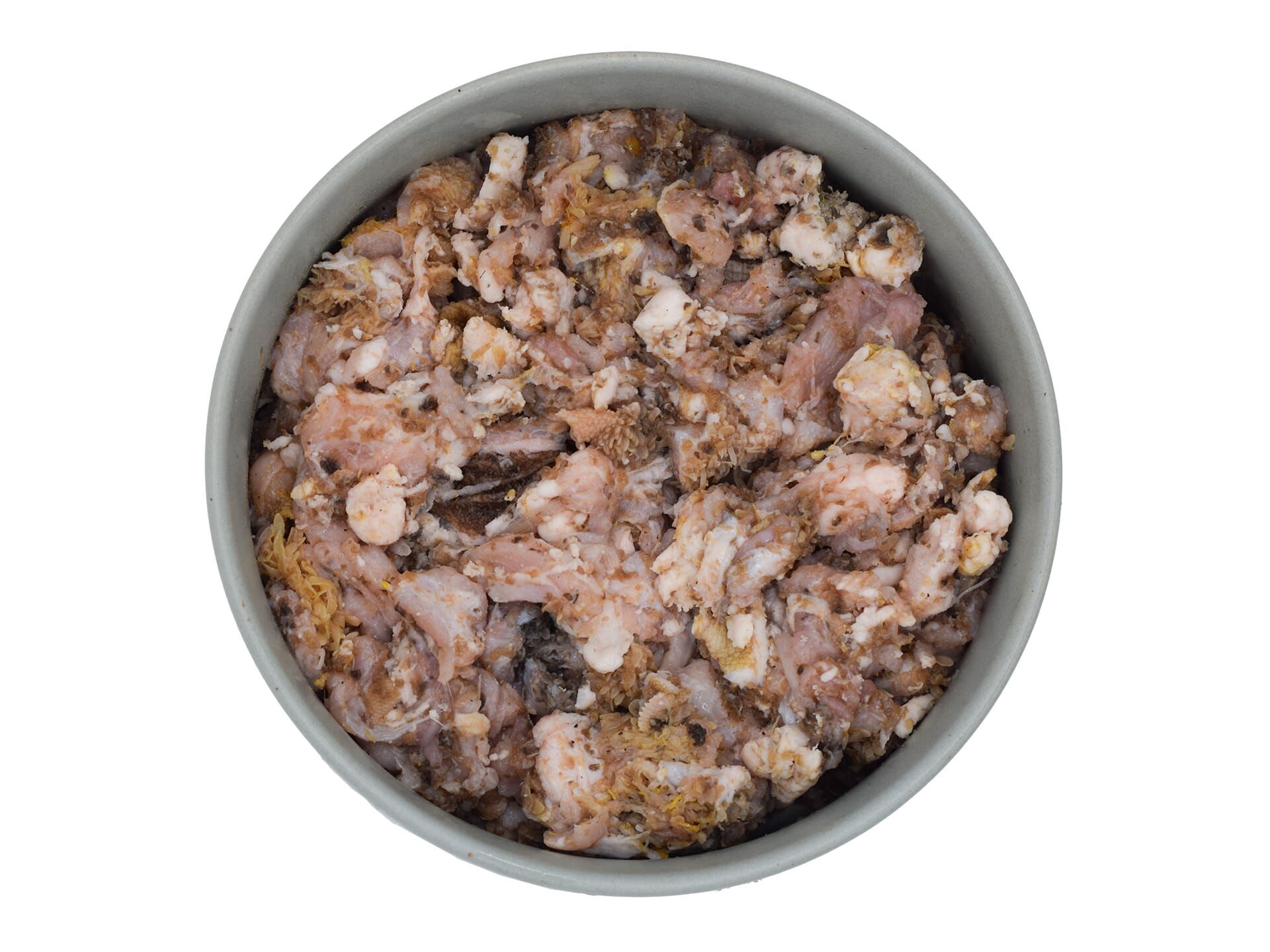 Barf Grüner Bio-Lammpansen im Napf für Hunde