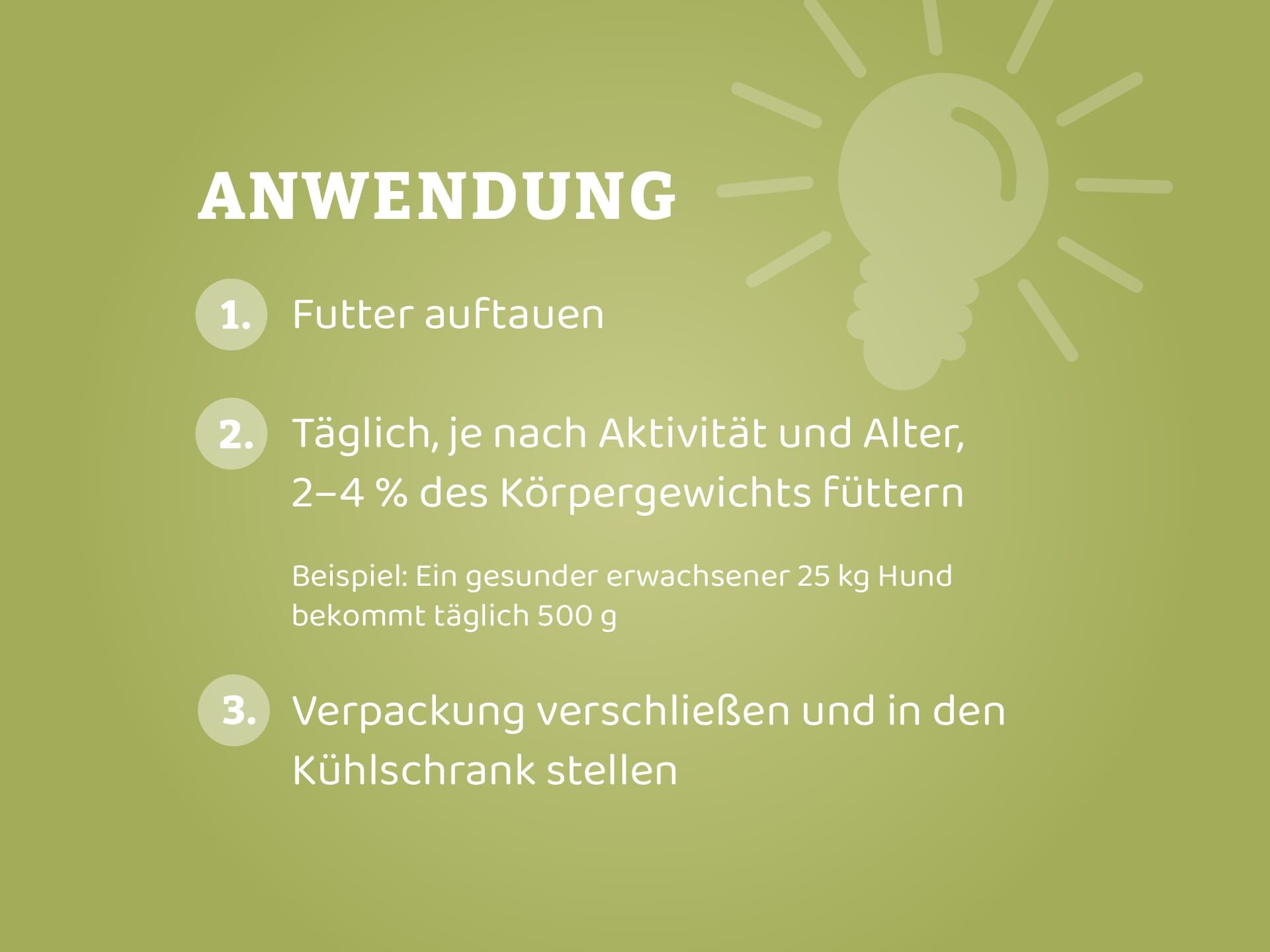 Anwendung Barf erklärung zur ANwendung von Barf