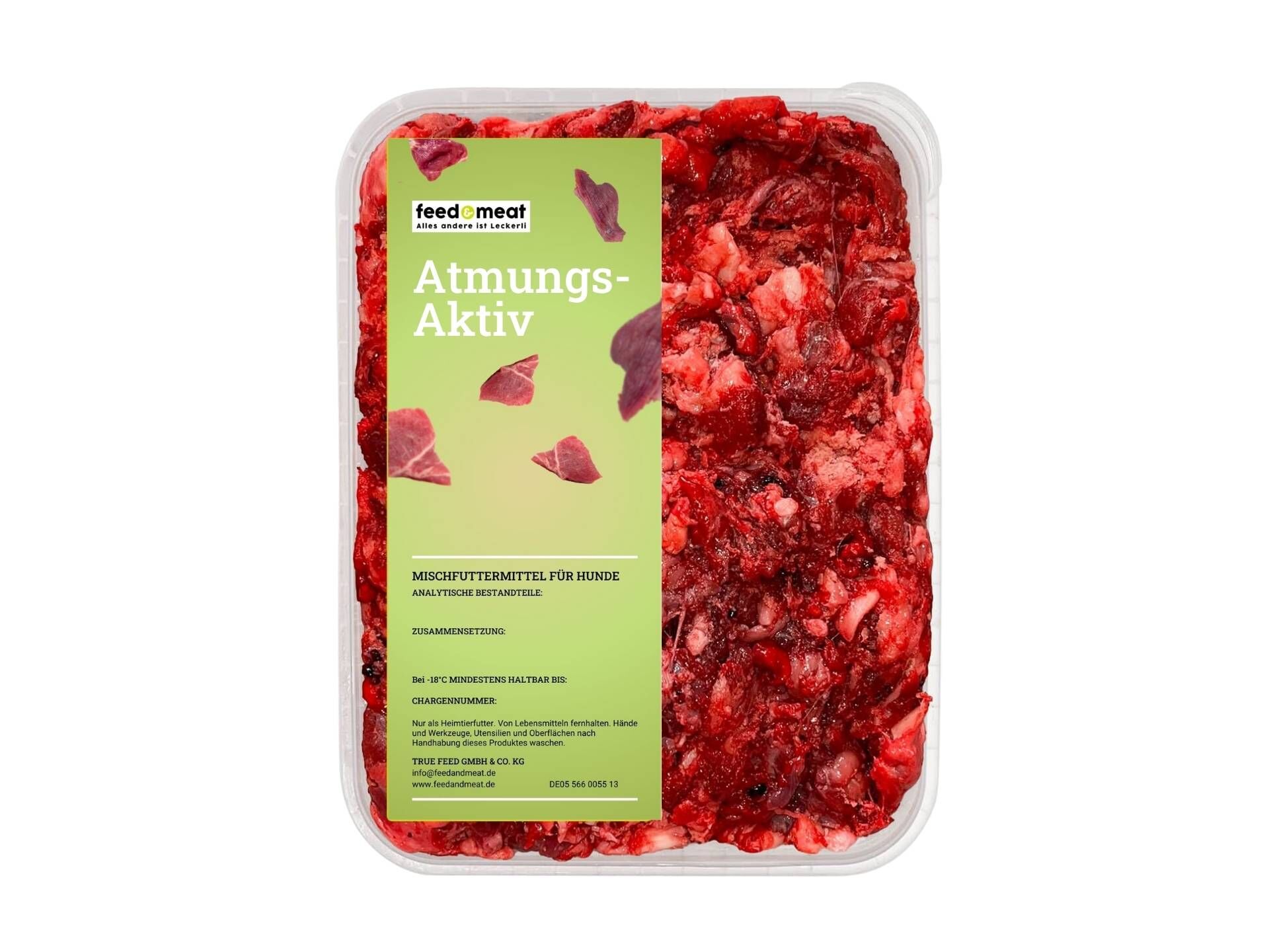 feed&meat Atmungsaktiv Barfmischung mit Rindfleisch für Hunde