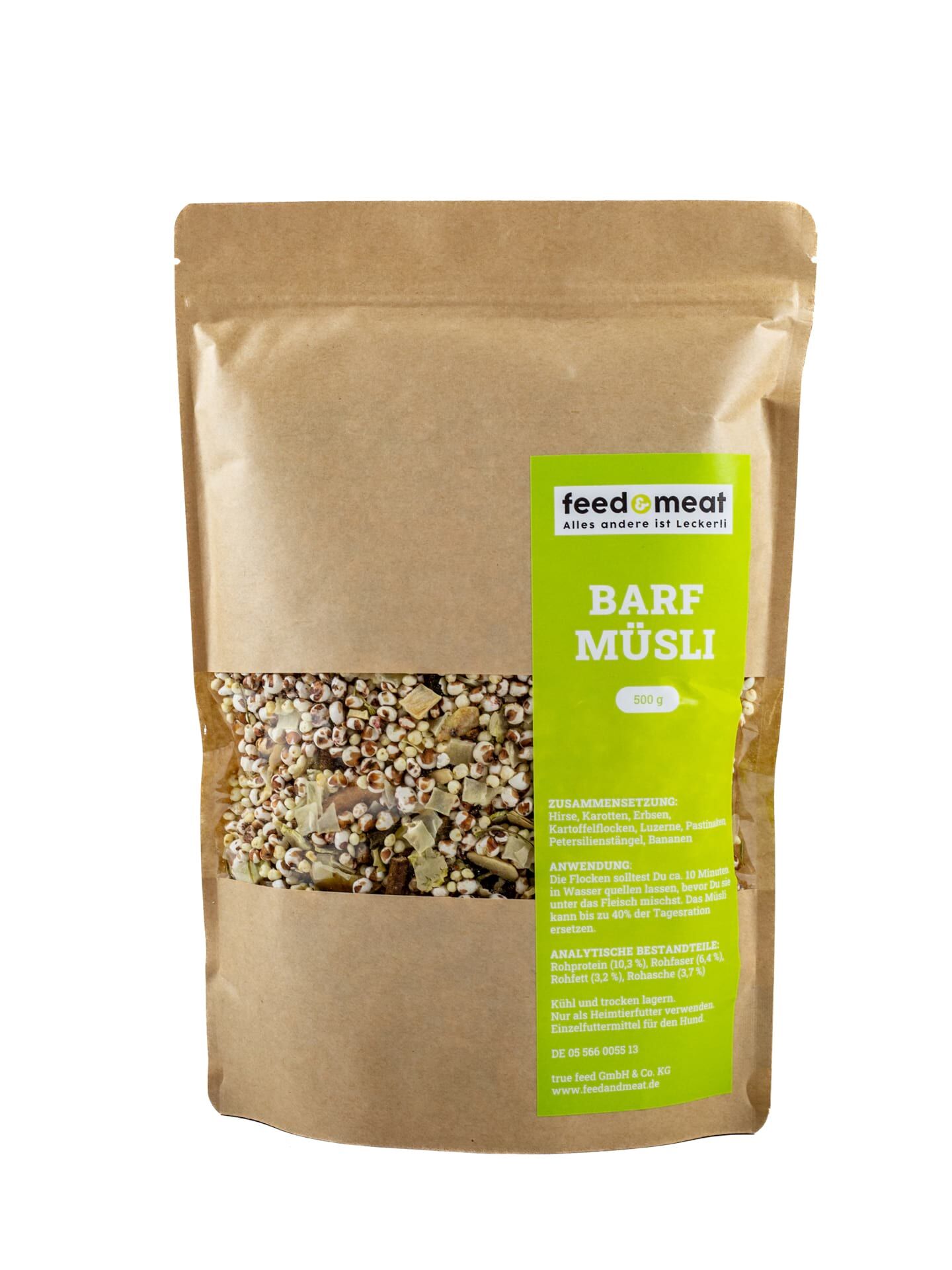 Barf-Müsli 500g feedandmeat Barf_Müsli 500g mit Hirse